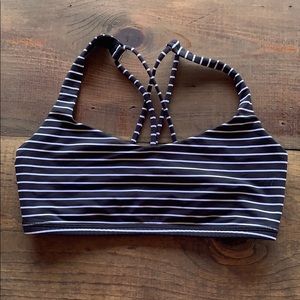 Striped Lululemon Bra